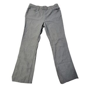 Wrangler Western82HK Wrancher Bootcut Dress Pants Men 40x32 Dark Gray Polyester
